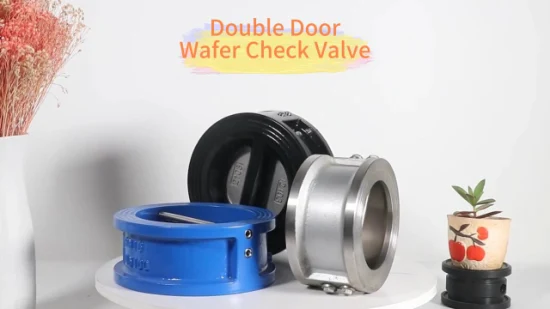 Tianjin Factory 8 Inch Cast Iron Body Wafer Dual Plate Swing Gate Check Valve Control Valve Price